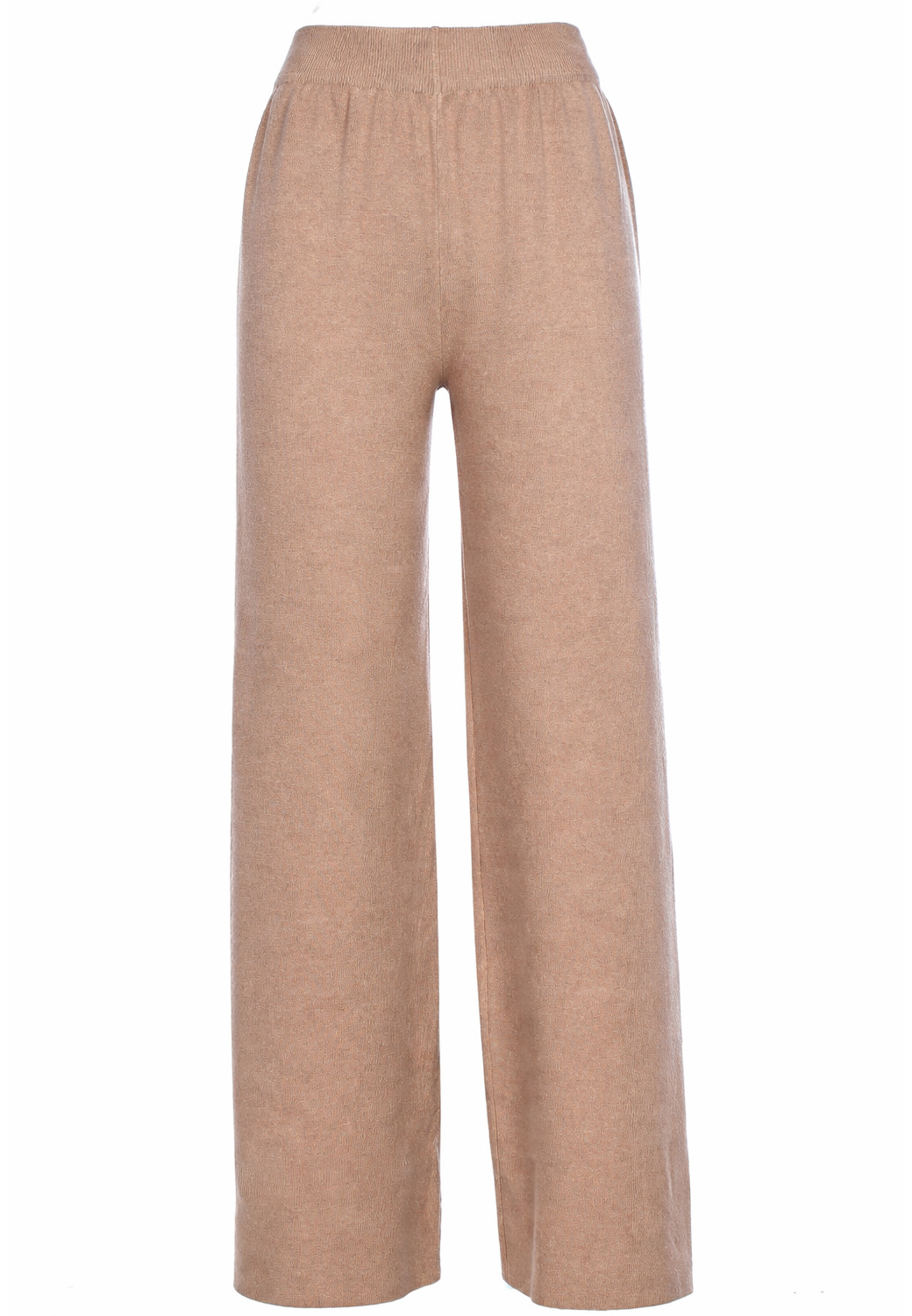 PANTALONE IN MAGLIA, 3 TG, 30% AC 22%NY 20%VI 28%PL, MADE IN PRC           - BEIGE